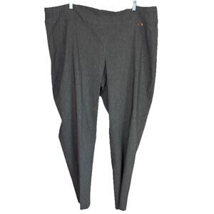 INC Womens Sz22 Skinny Leg Crop Mid Rise Tummy Control Pull On Dress Pants NWT